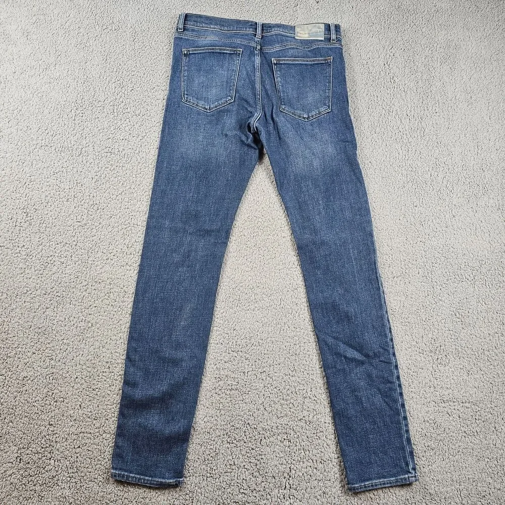 J. Lindberg Jeans Mens 34x33* Blue Denim Damien Skinny Stretch Mid Rise